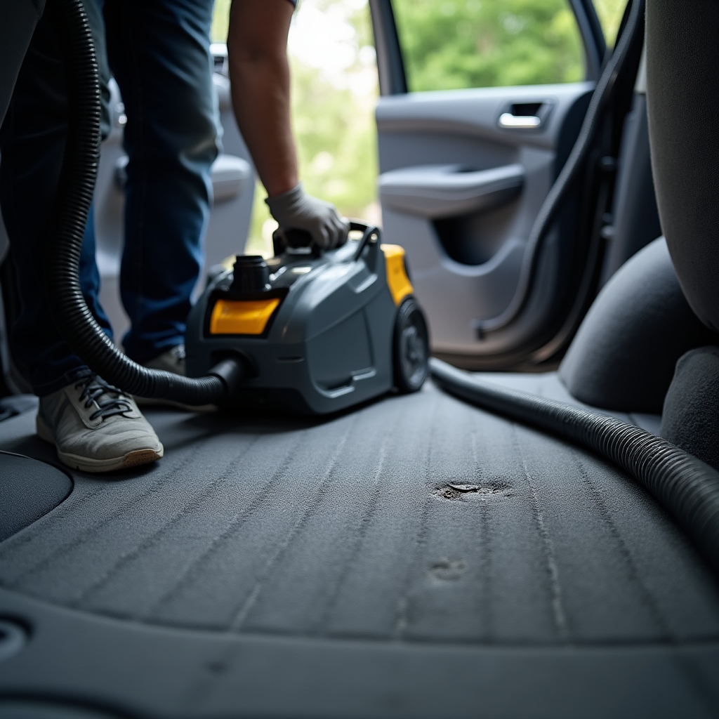 Pulizia moquette con estrattore professionale